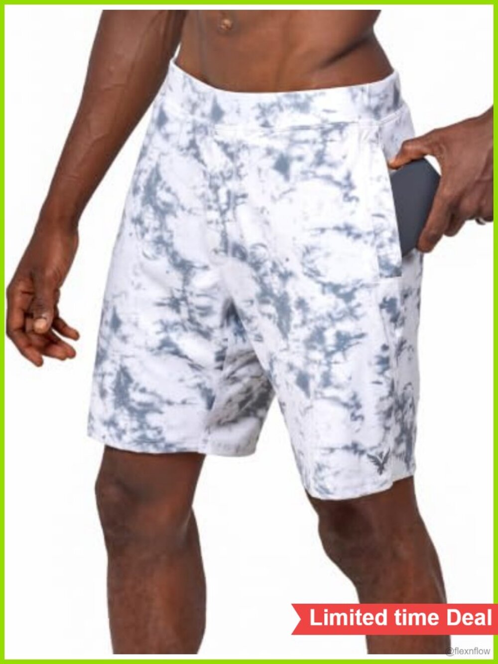 Men's Lined 7" Athletic Workout Shorts 2-in-1 Gym Yoga Short